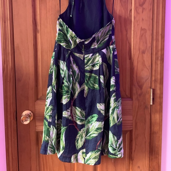 NWOT Tropical Ann Taylor Blue and Green Size 6P dress - Picture 3 of 10